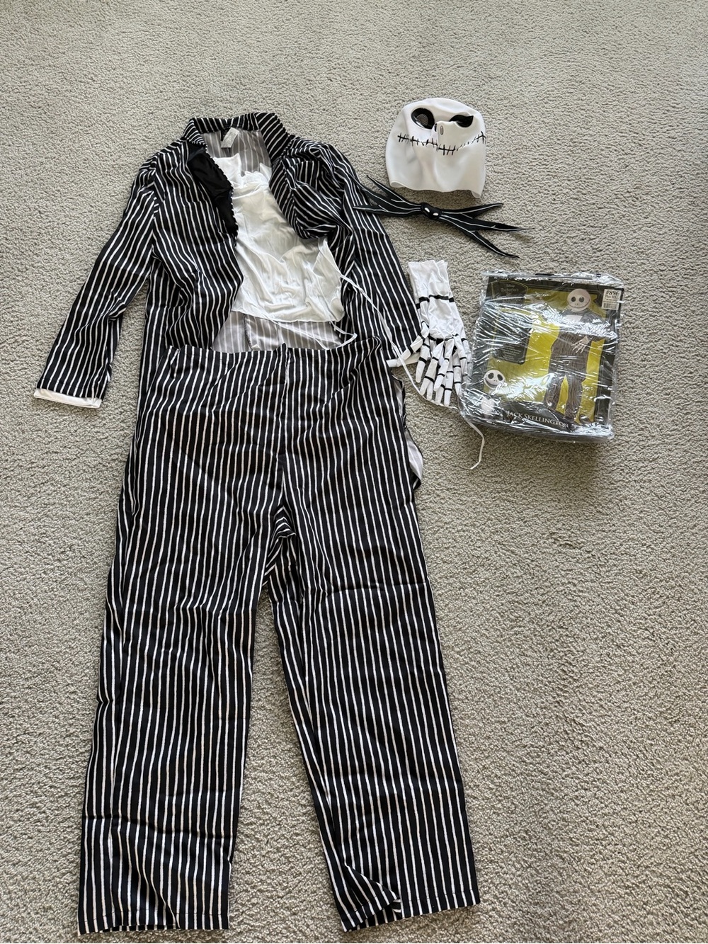 Nightmare Before Christmas “Jack Skellington” Halloween Costume